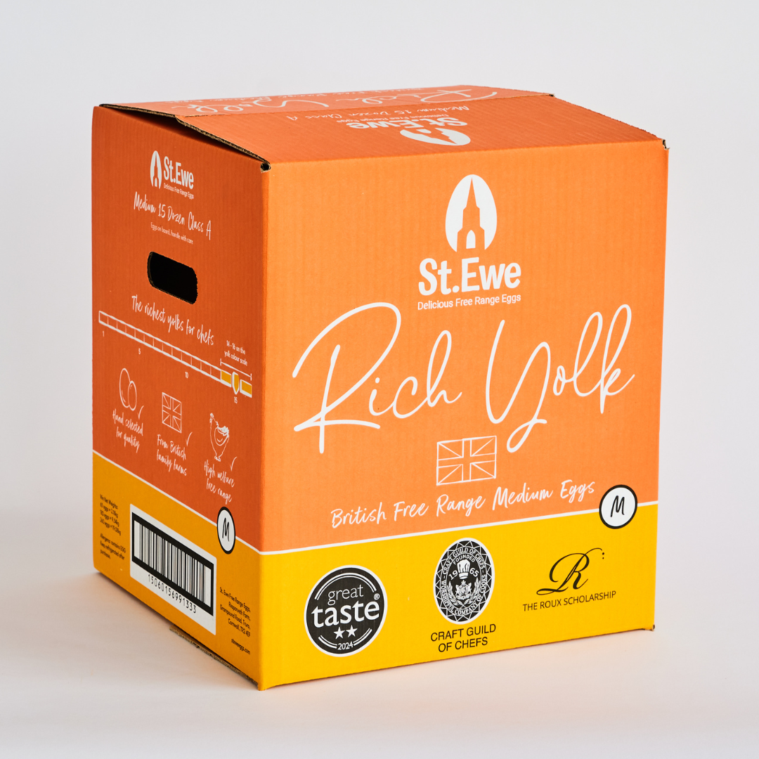 St Ewe Rich Yolk Free Range Eggs – Box 180