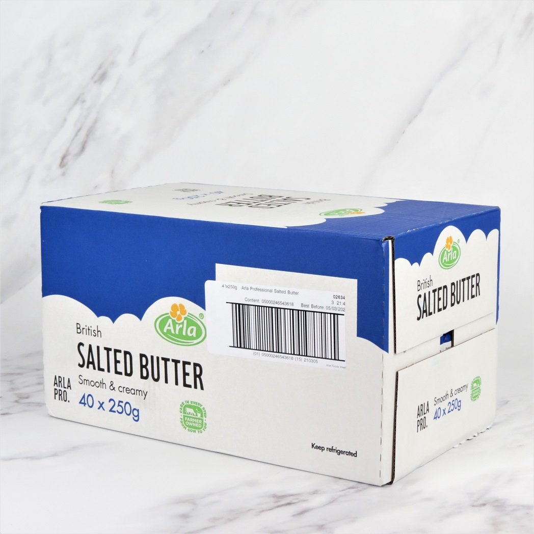 English Salted Butter – 40 x 250g