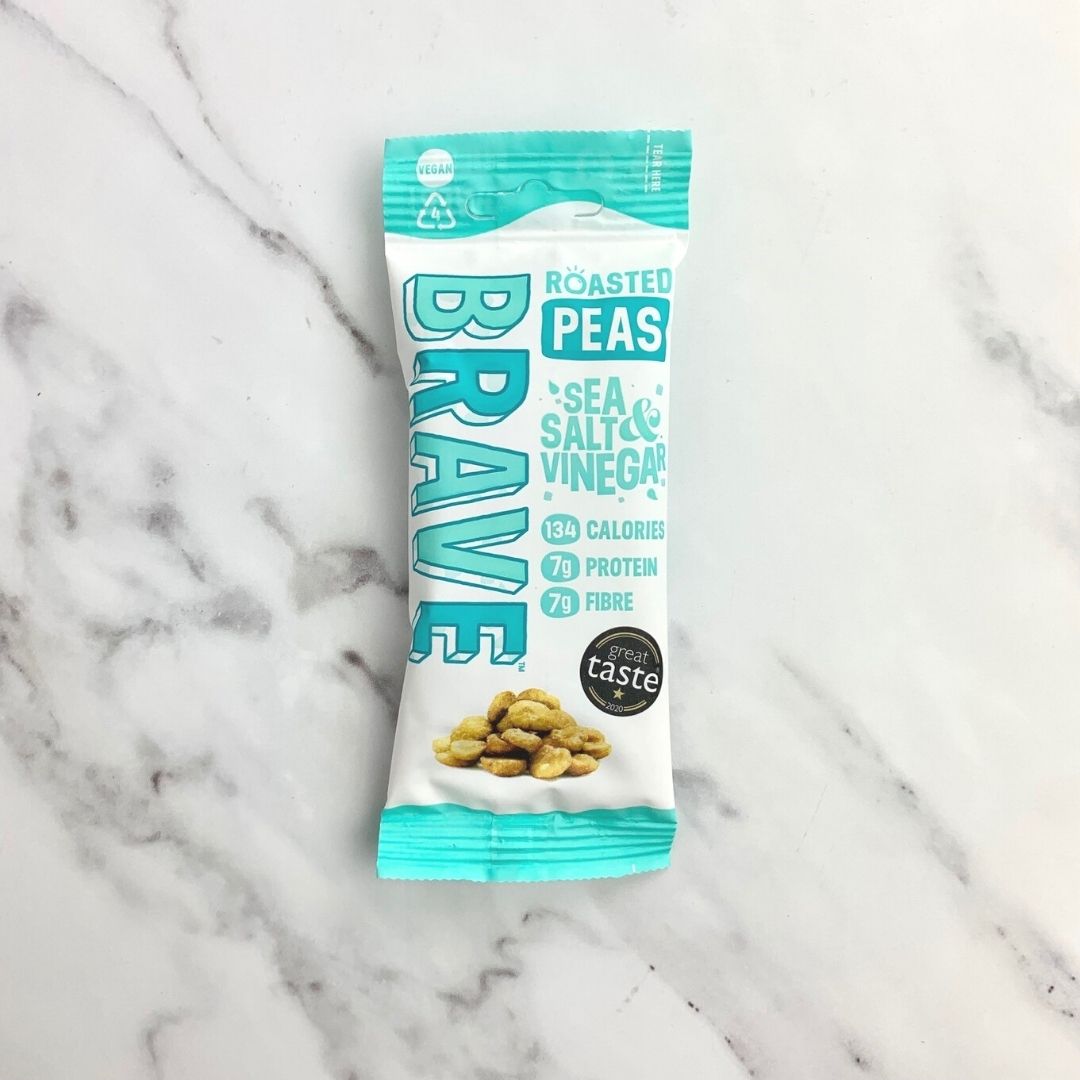 Brave Sea Salt & Vinegar Roasted Peas – 12 x 35g