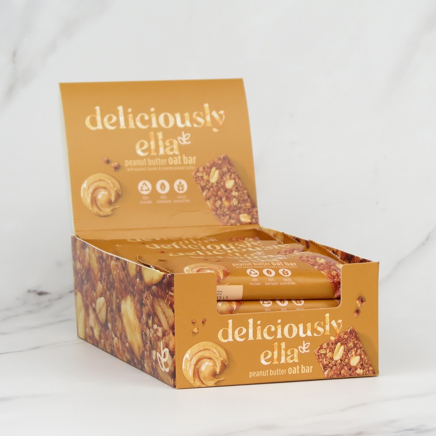 Deliciously Ella Peanut Butter Oat Bars – 16 x 50g