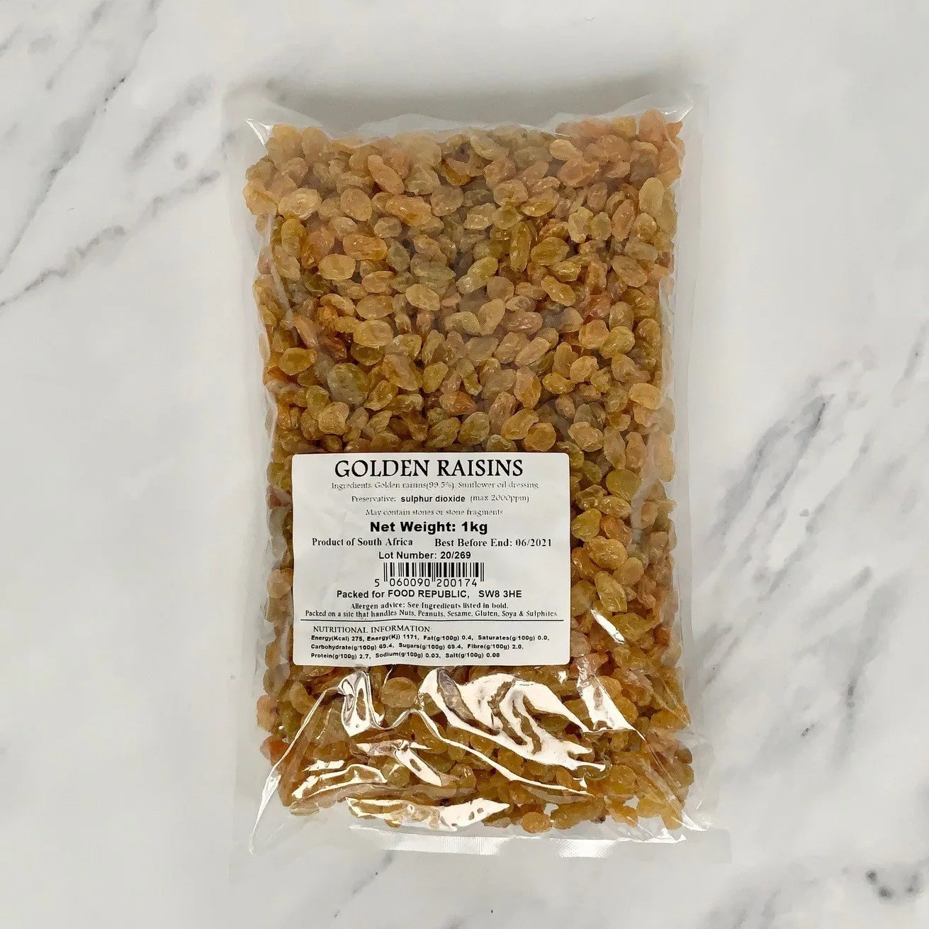 Golden Raisins – 1kg