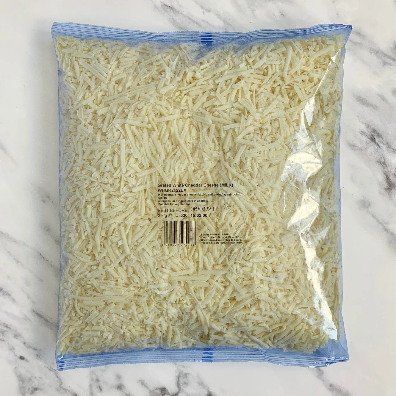 Grated Mild Cheddar – 2kg