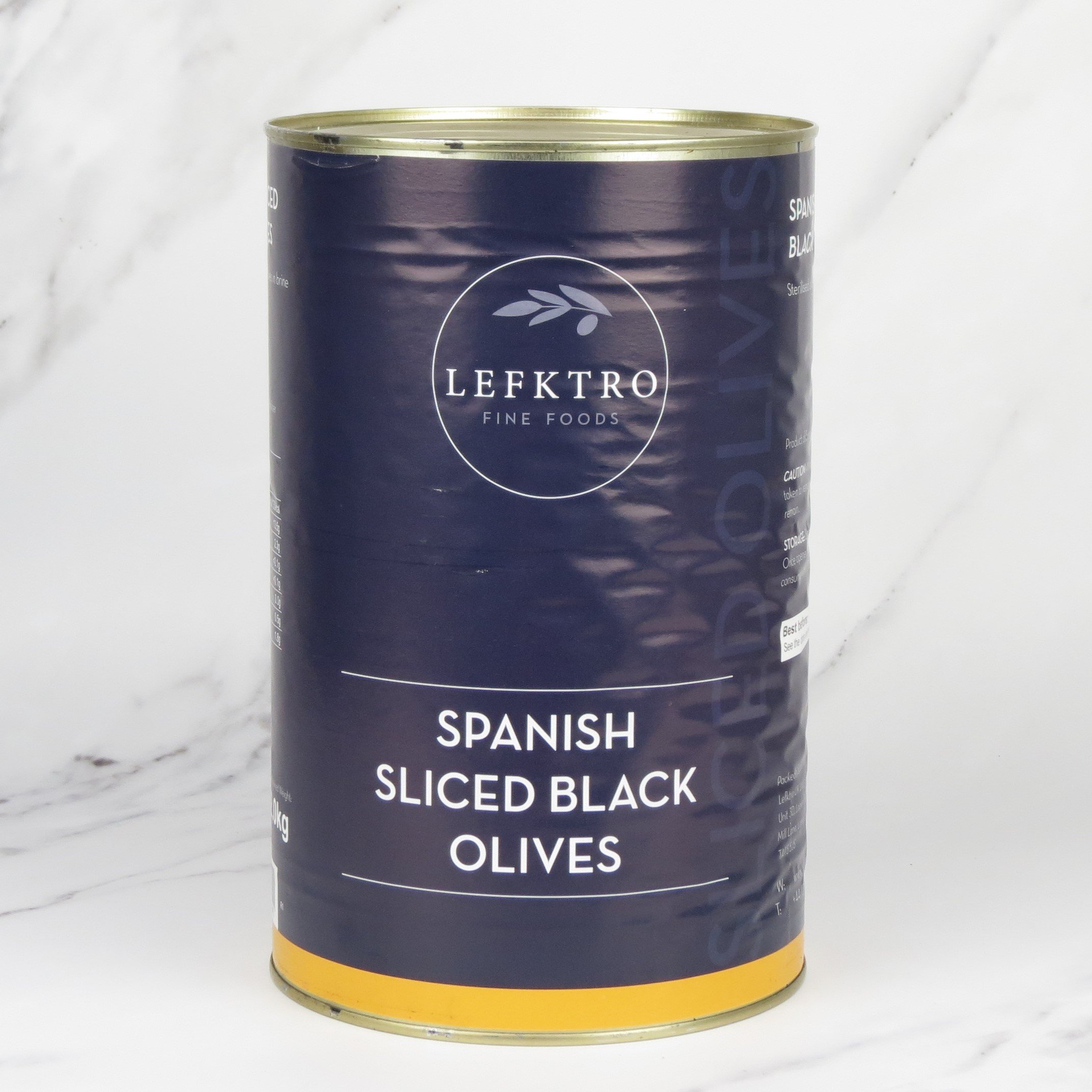 Sliced Spanish Black Olives – 5kg