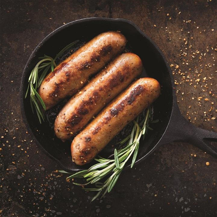 Miami Vegan Lincolnshire Sausages – 90 x 40g Sausages (frozen)