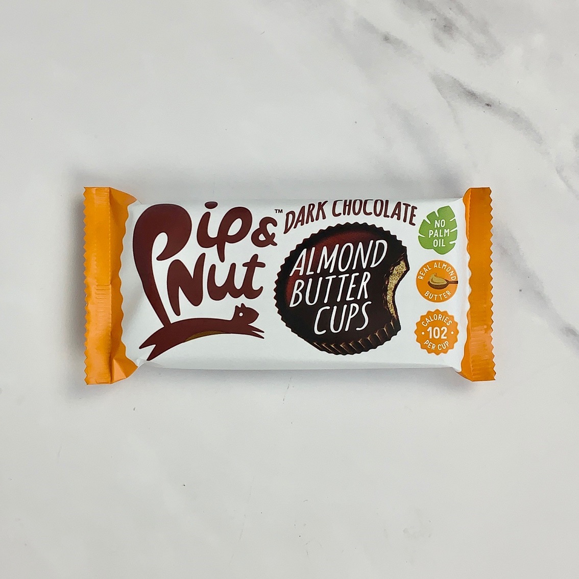 Pip & Nut Dark Chocolate Almond Butter Cups – 15 x 34g