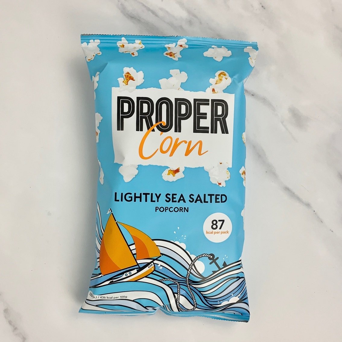 PROPER Lightly Sea Salted Popcorn – 24 x 30g
