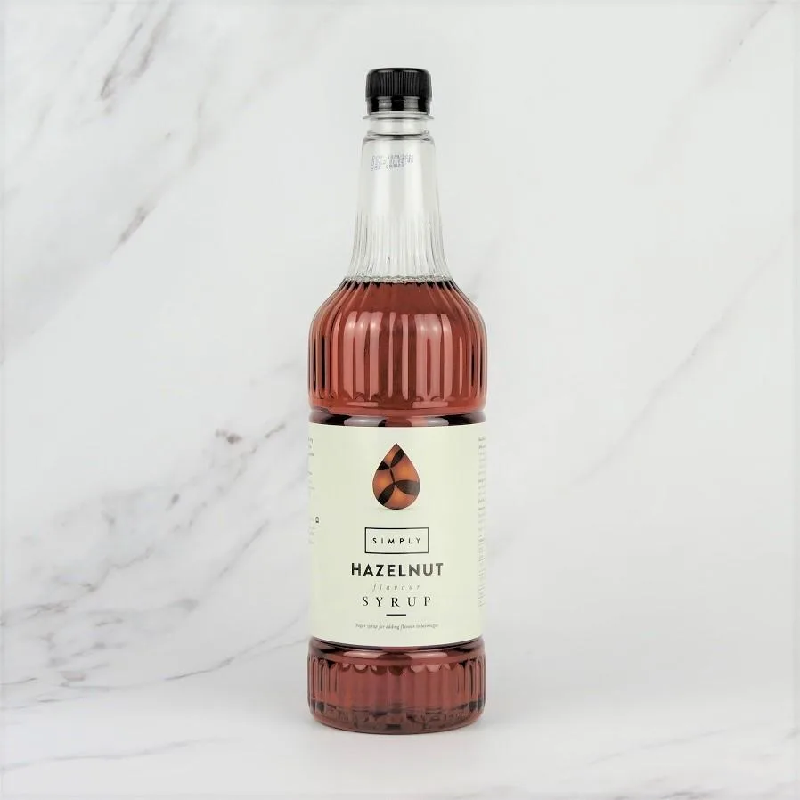 Simply Hazelnut Coffee Syrup – 1ltr