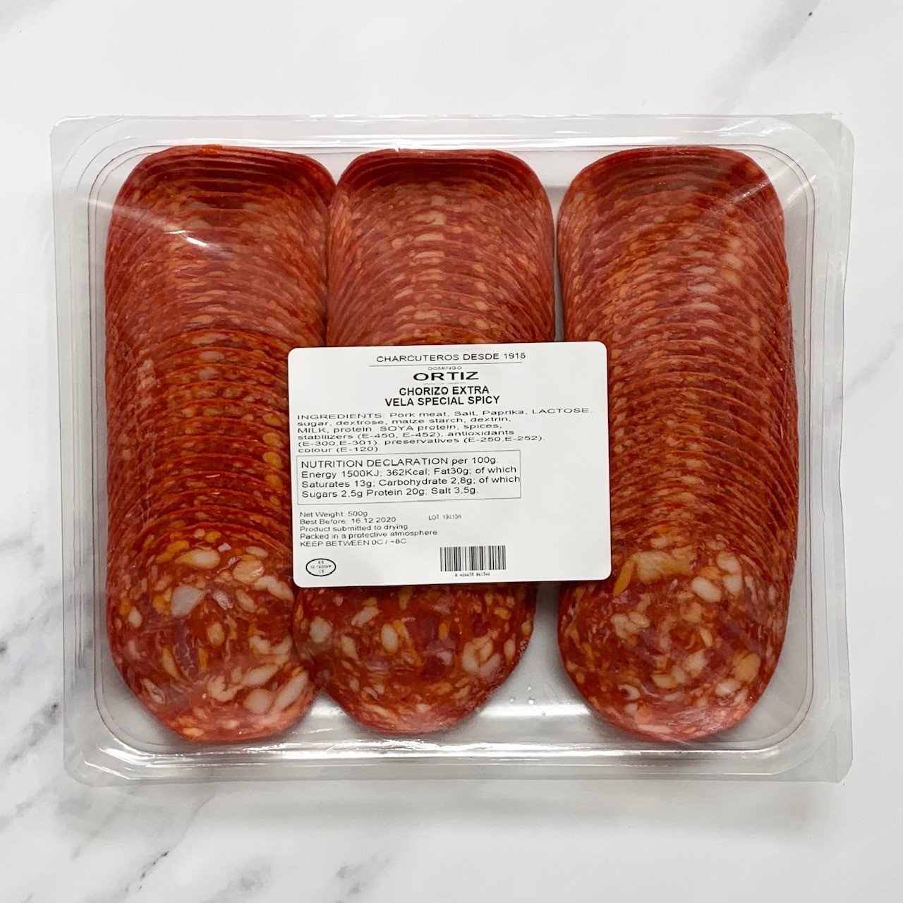 Spanish Sliced Chorizo – 500g