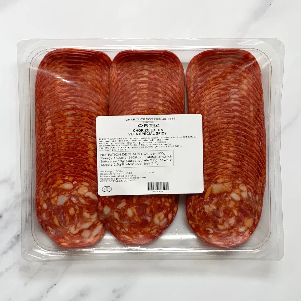 Spanish Sliced Chorizo – 500g