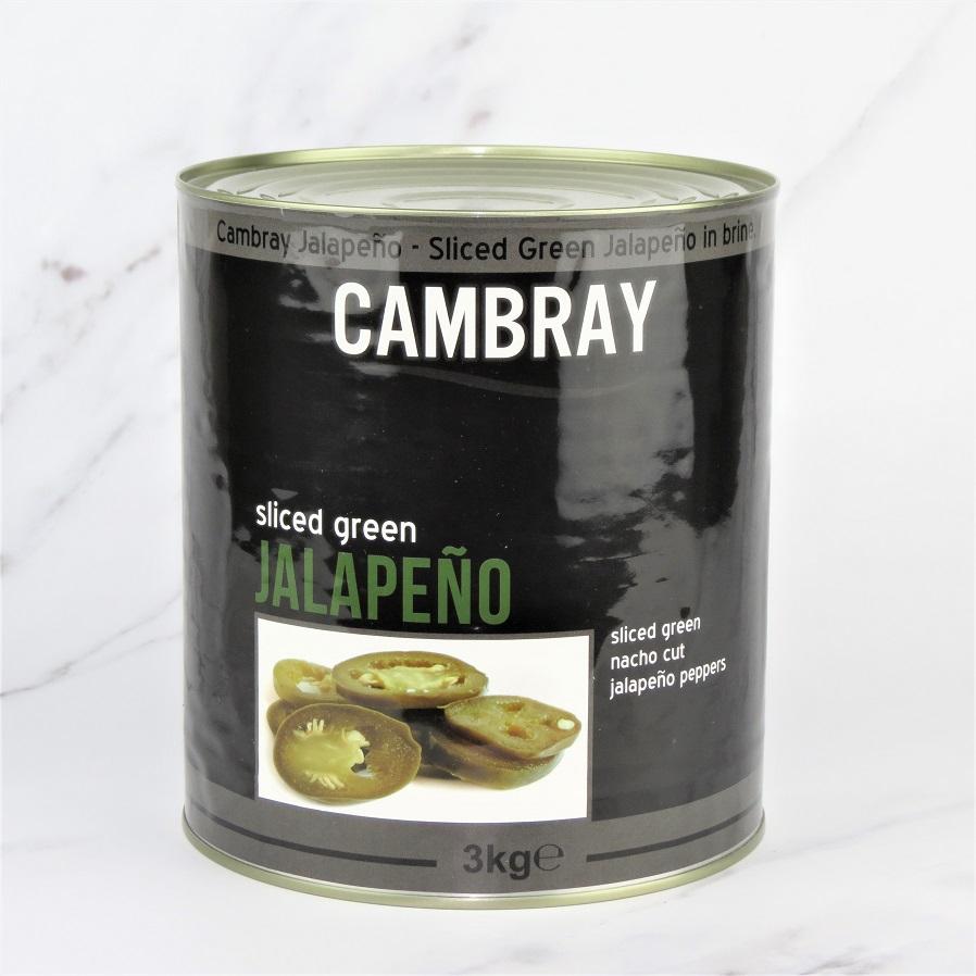 Sliced Green Jalapenos – 6 x 3kg