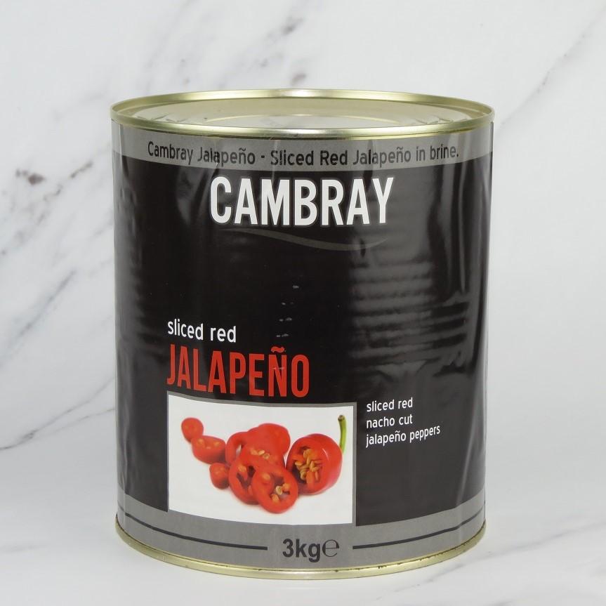 Sliced Red Jalapenos – 3kg