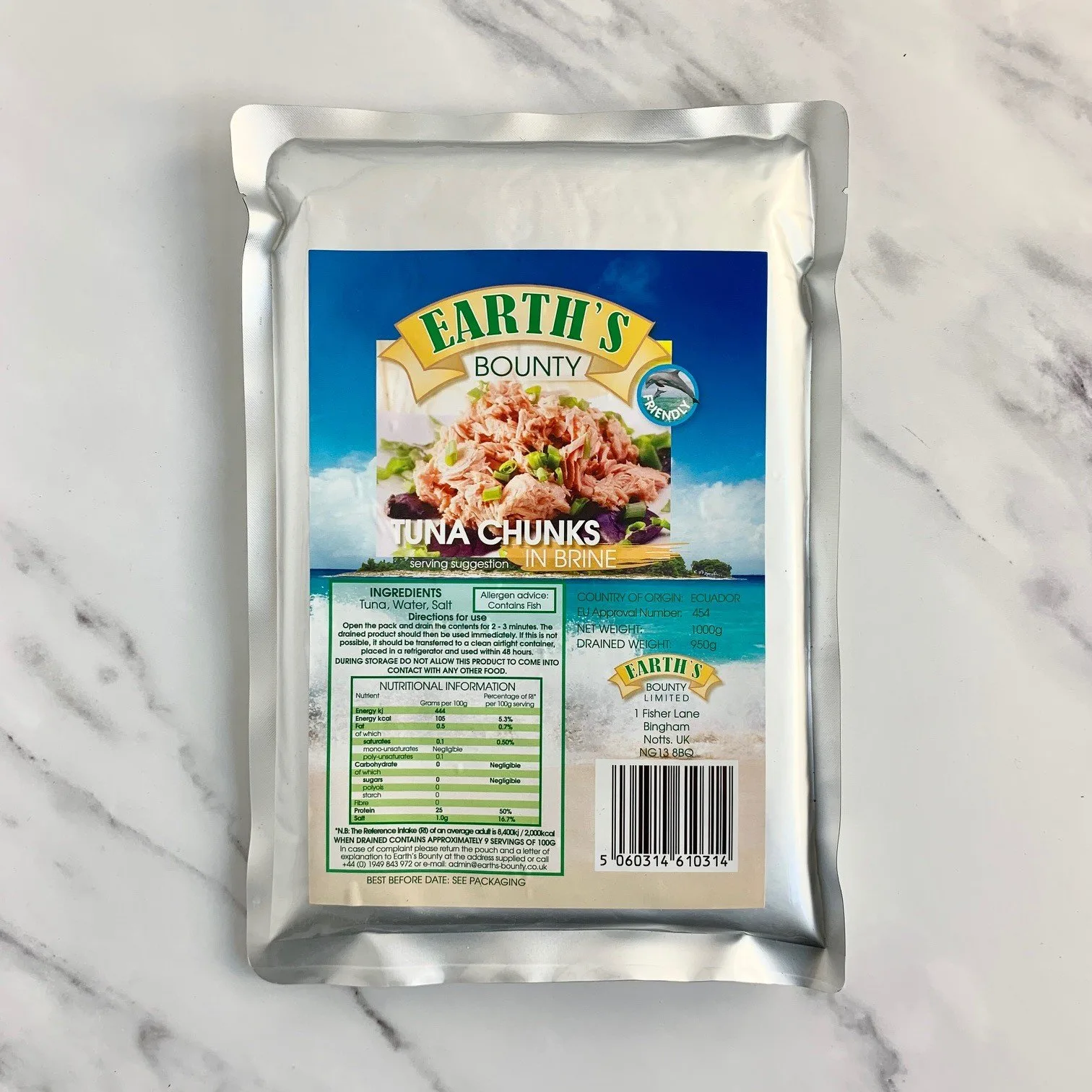 Tuna Chunks in Brine – 10 x 1kg