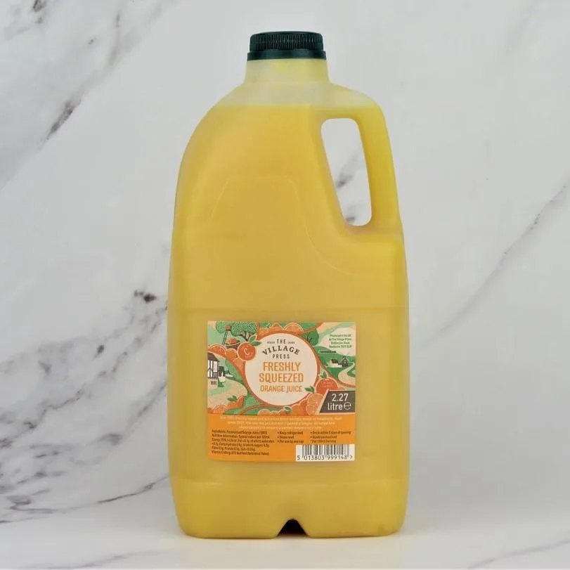 Freshly Squeezed Orange Juice – 4 x 2.27ltr