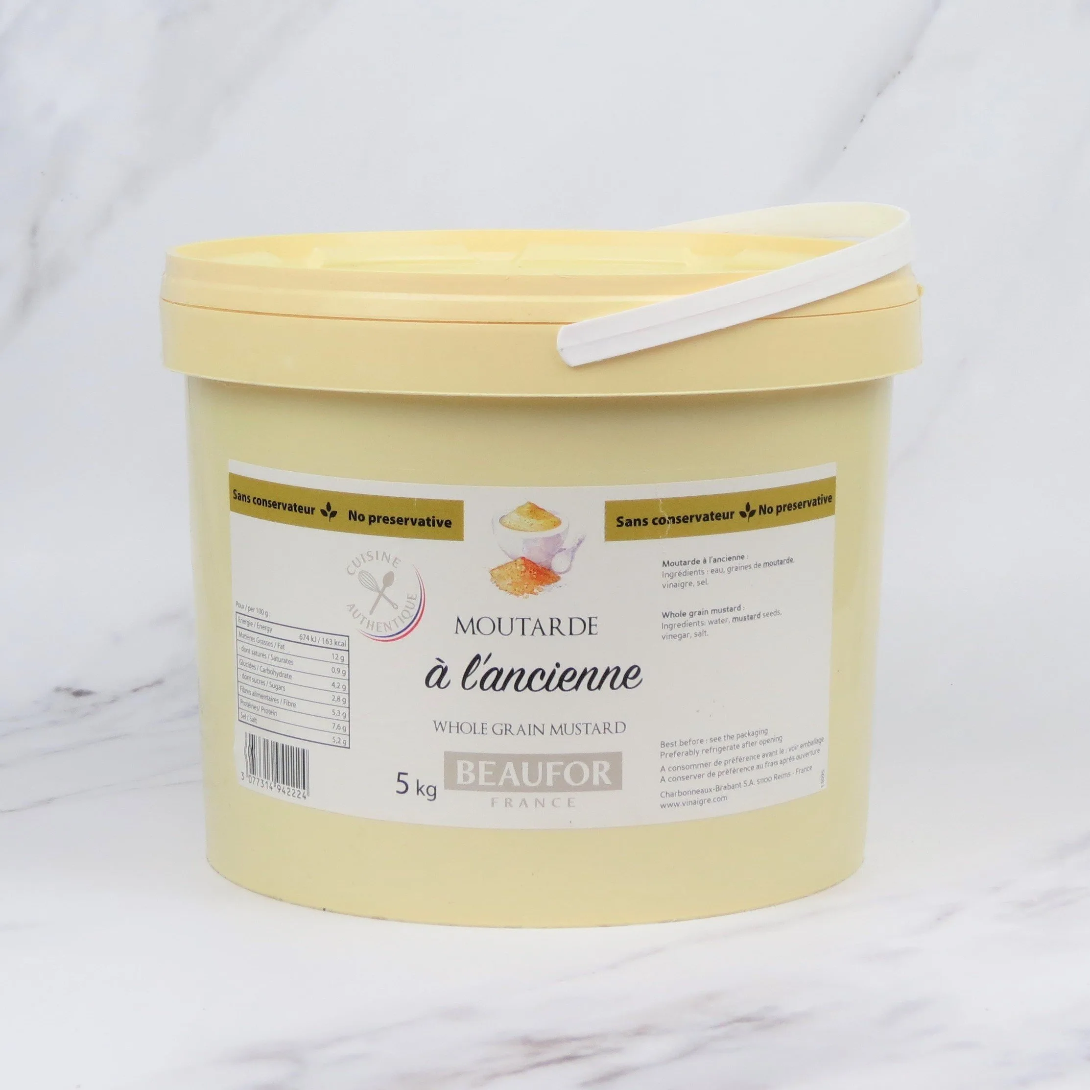 Wholegrain Mustard – 5kg