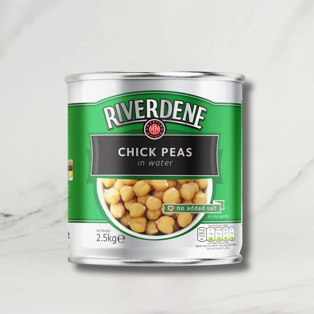 Chickpeas in Brine – 6 x 2.5kg