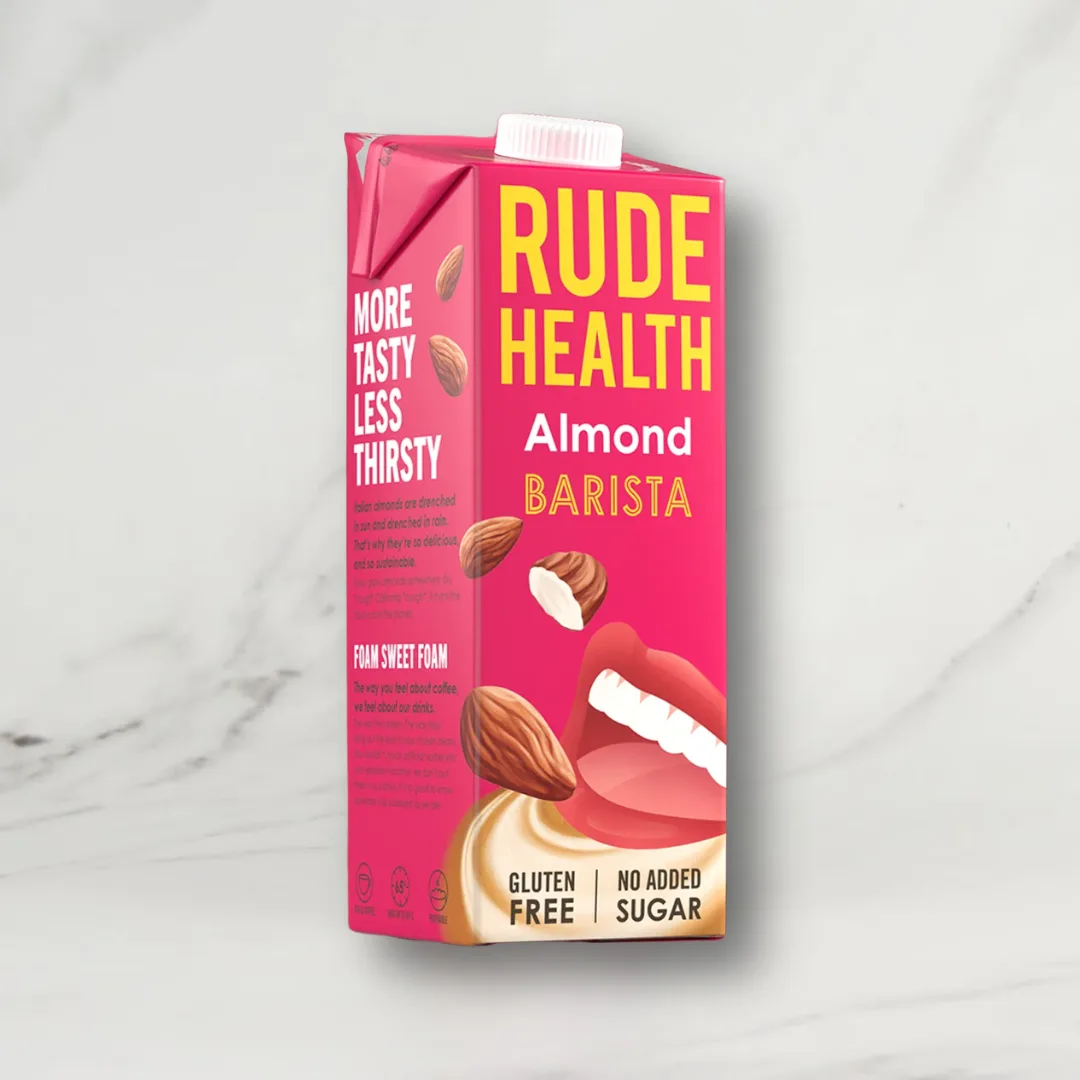 Rude Health Barista Almond Milk 6 x 1ltr