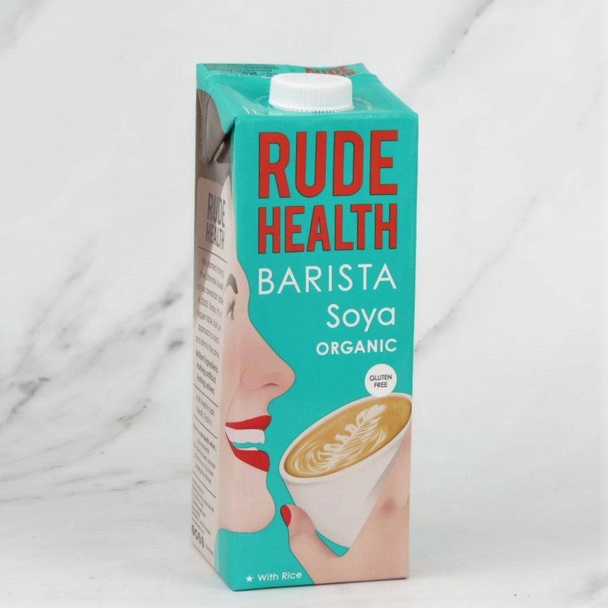 Rude Health Barista Soya Milk – 6 x 1ltr