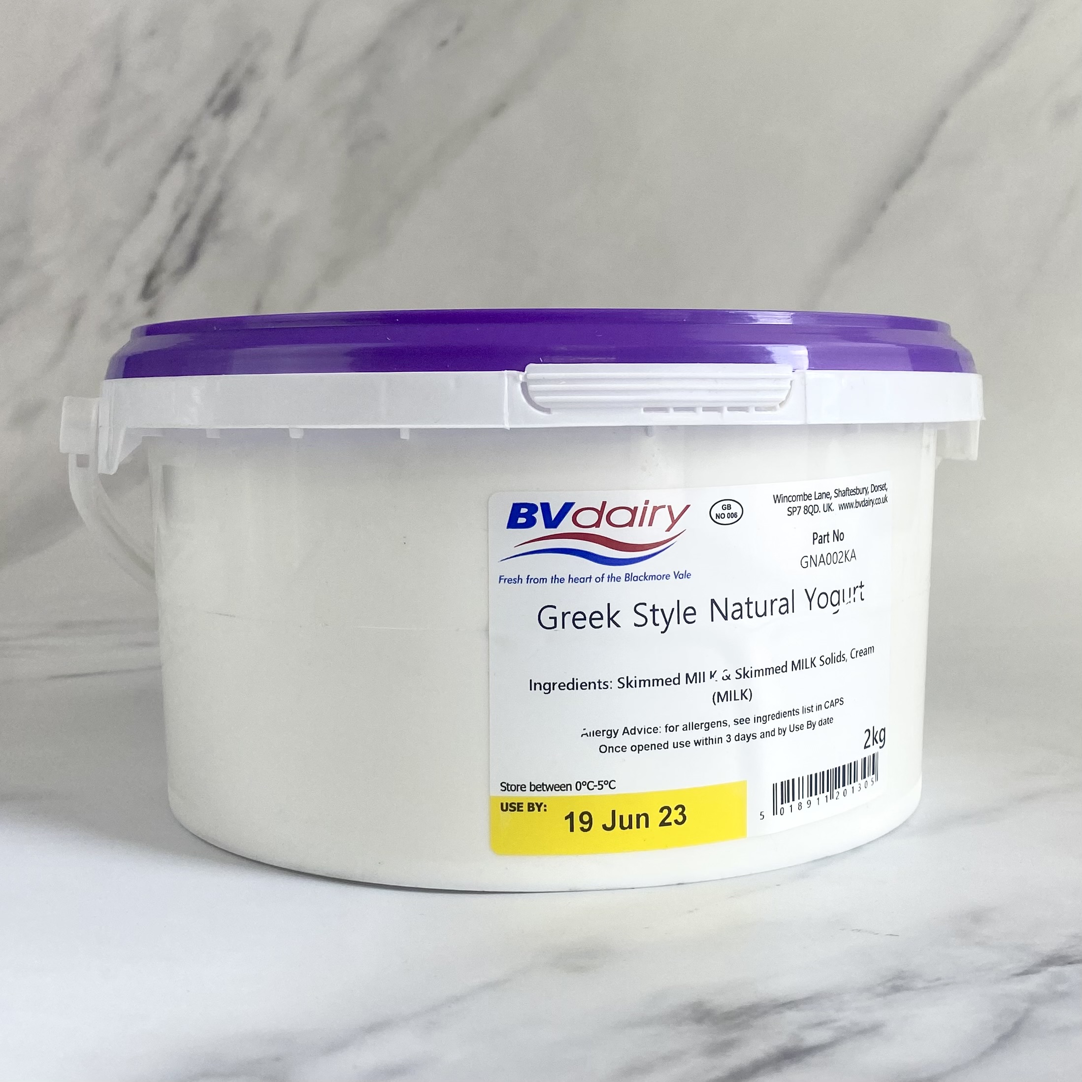 BV Dairy Greek Yoghurt – 2kg