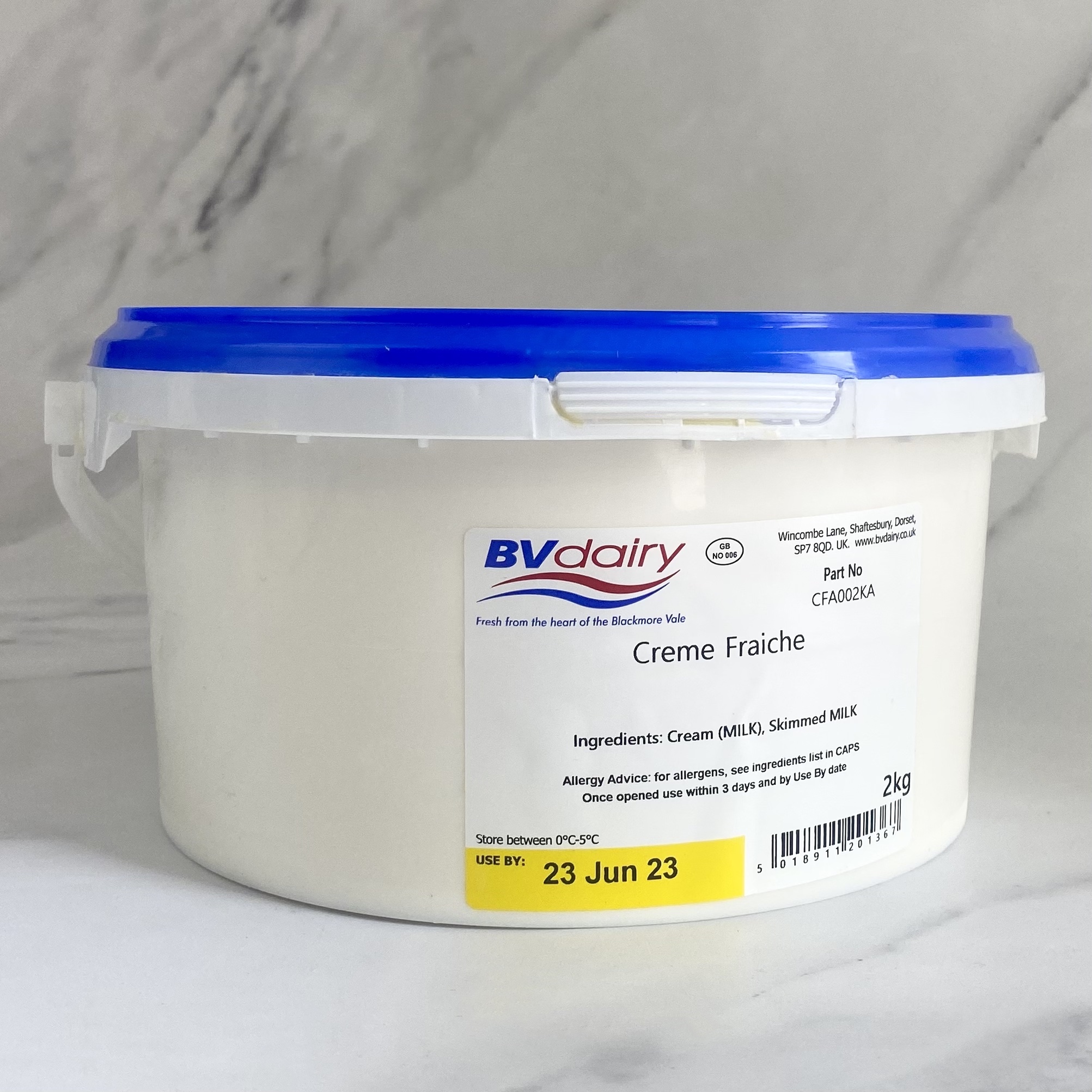BV Dairy Crème Fraiche – 2kg