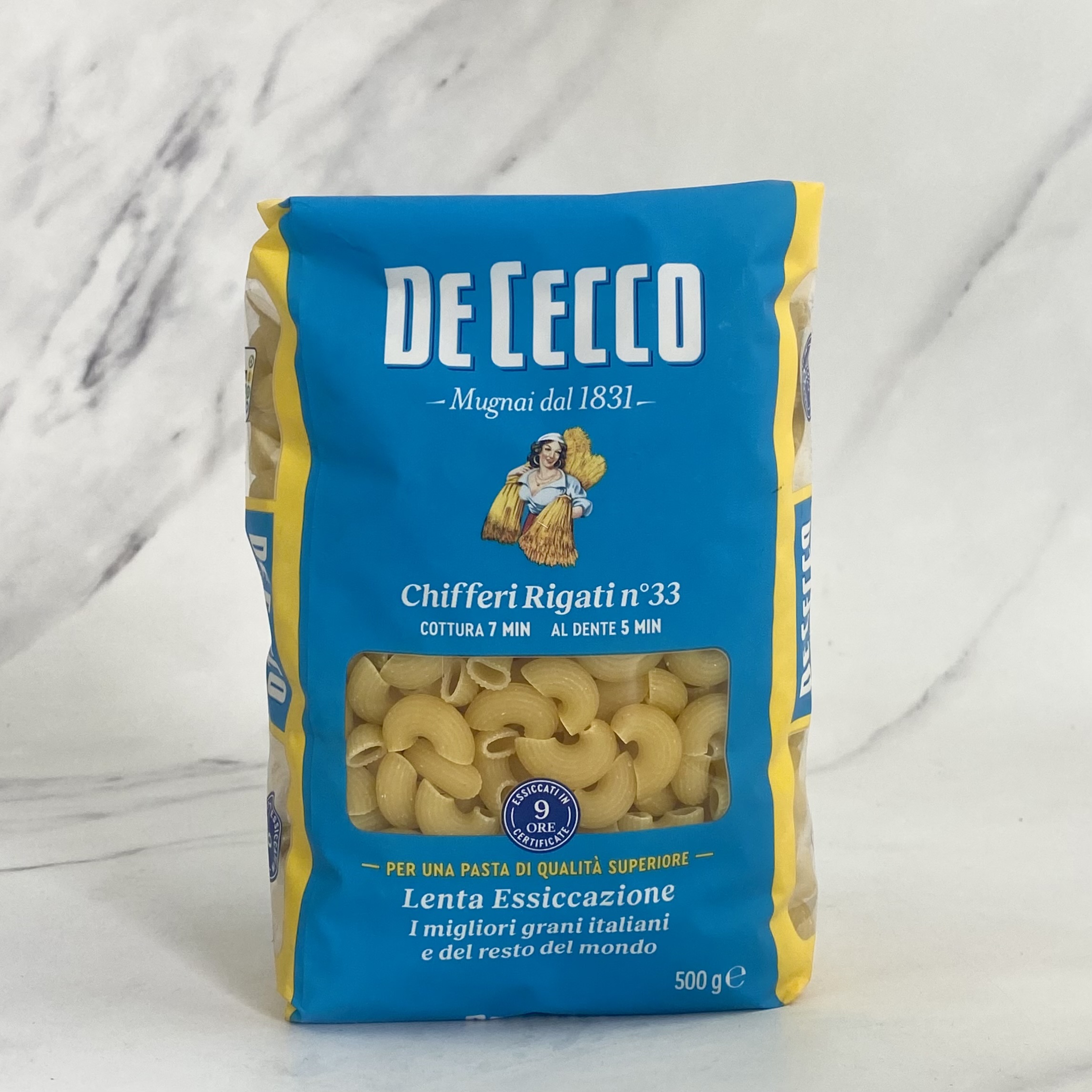 De Cecco Chifferi Rigati (Nr.33) Macaroni – 24x500g