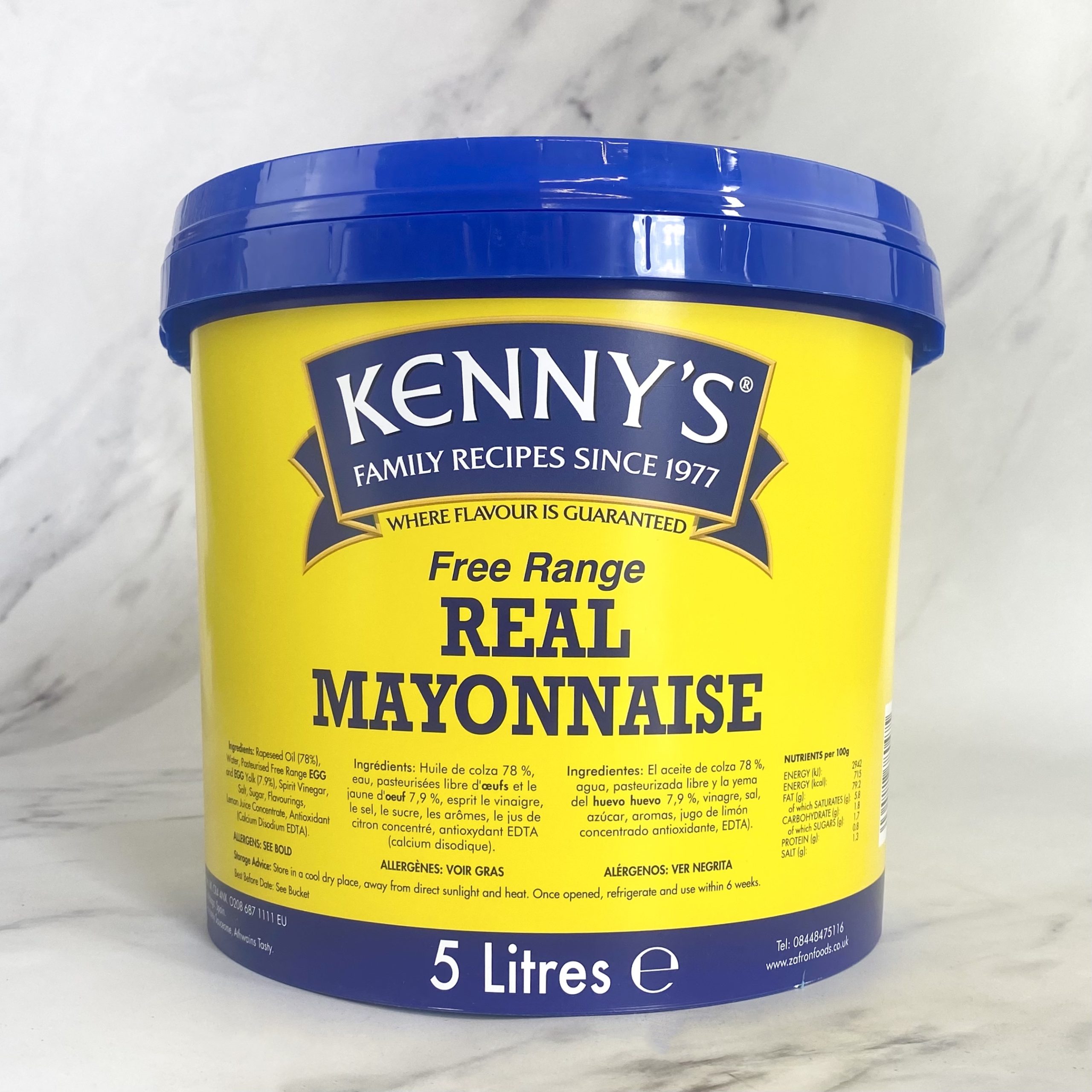 Kenny’s Real Mayonnaise – 5ltr