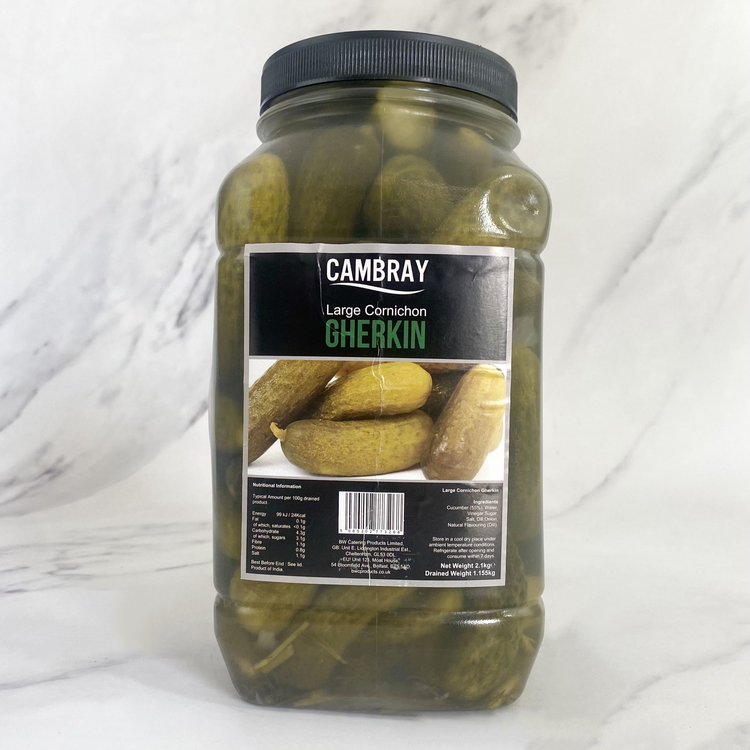 Cambray Whole Gherkins – 2.1kg