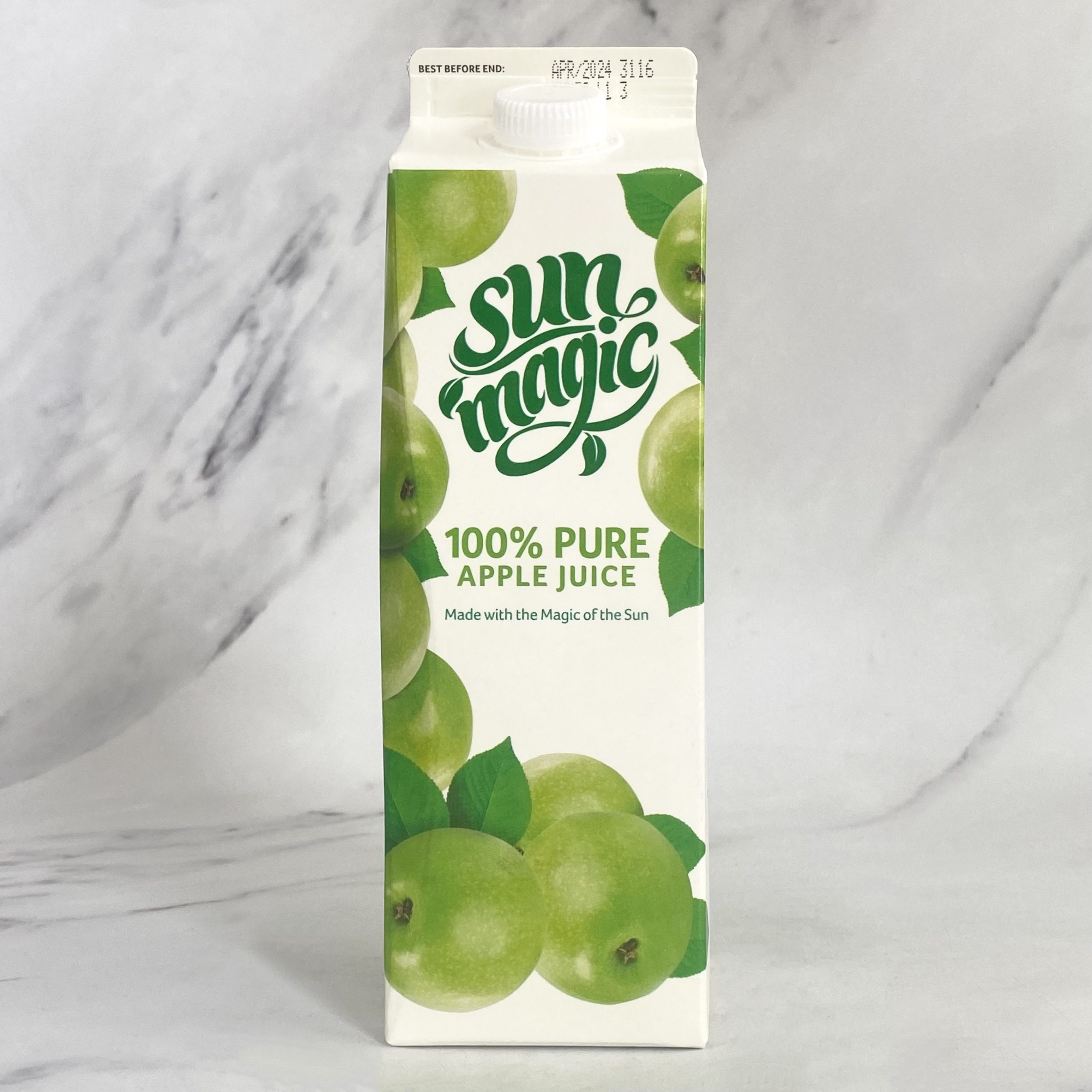 Sunmagic 100% Pure Apple Juice – 12x1Ltr