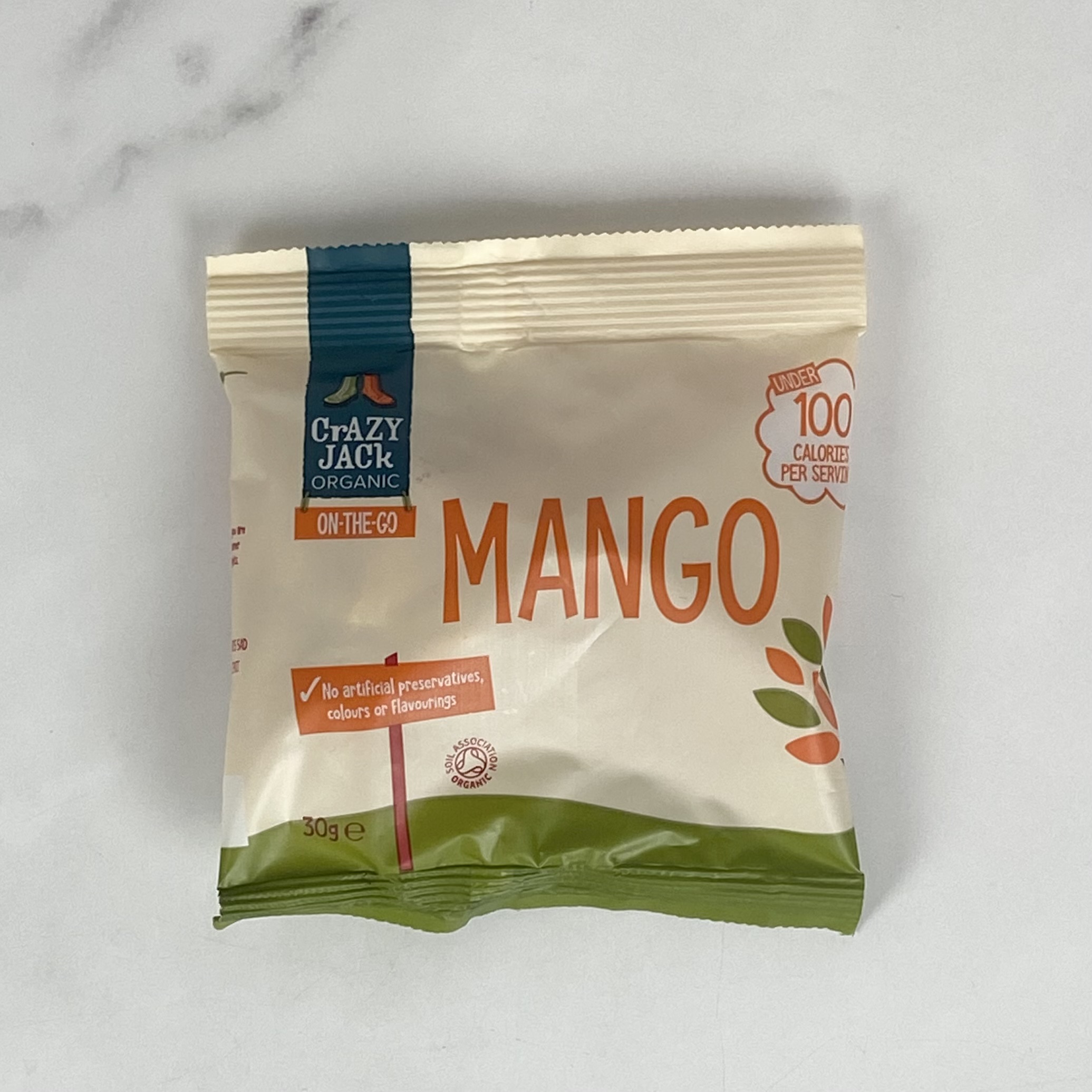 Organic Dried Mango – 16x30g