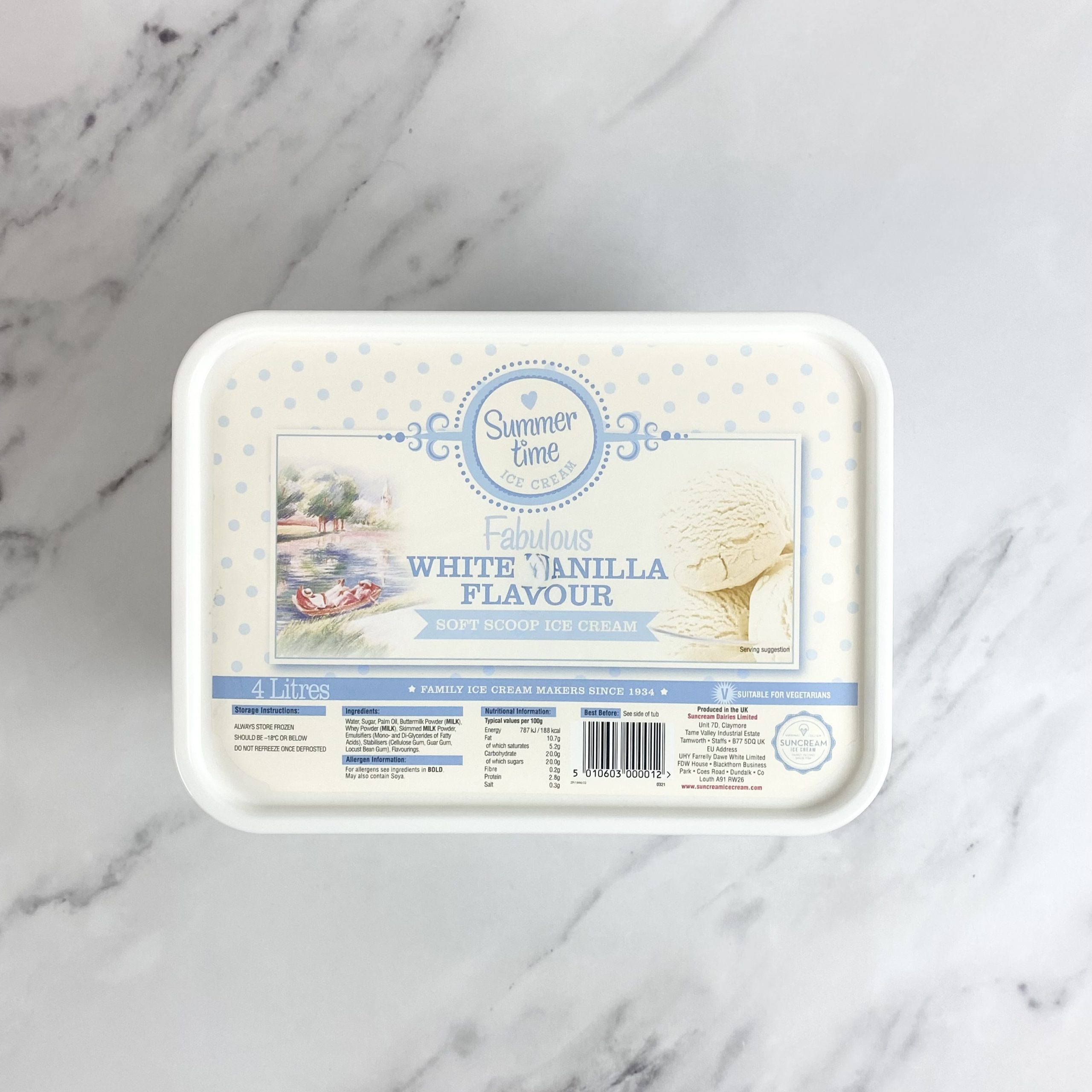 Vanilla Ice-Cream – 6 x 4Ltr