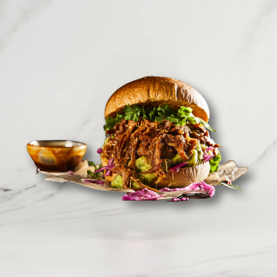 Pulled Pork Shoulder in BBQ Glaze (frozen) – 1kg