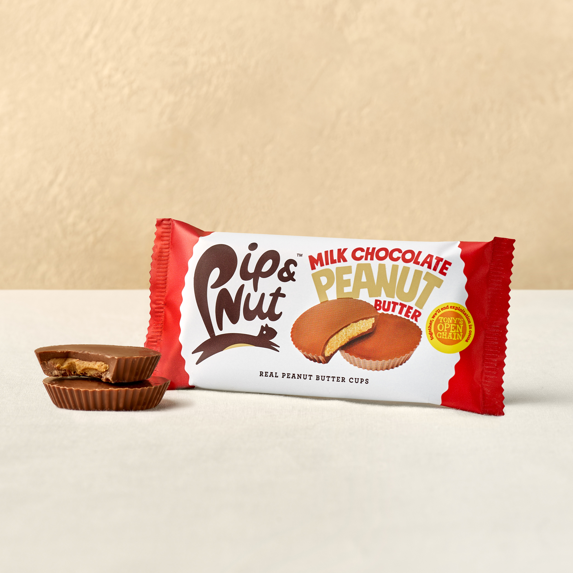 Pip & Nut Milk Chocolate Peanut Butter Cups – 15 x 34g