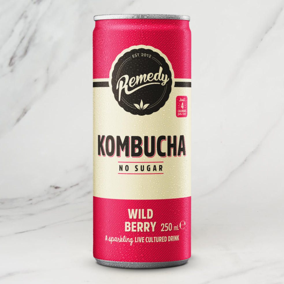 Remedy Wild Berry Kombucha – 12x250ml