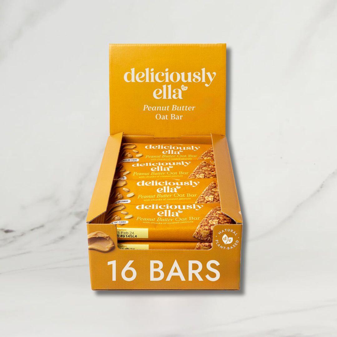 Deliciously Ella Peanut Butter Oat Bars – 16 x 50g