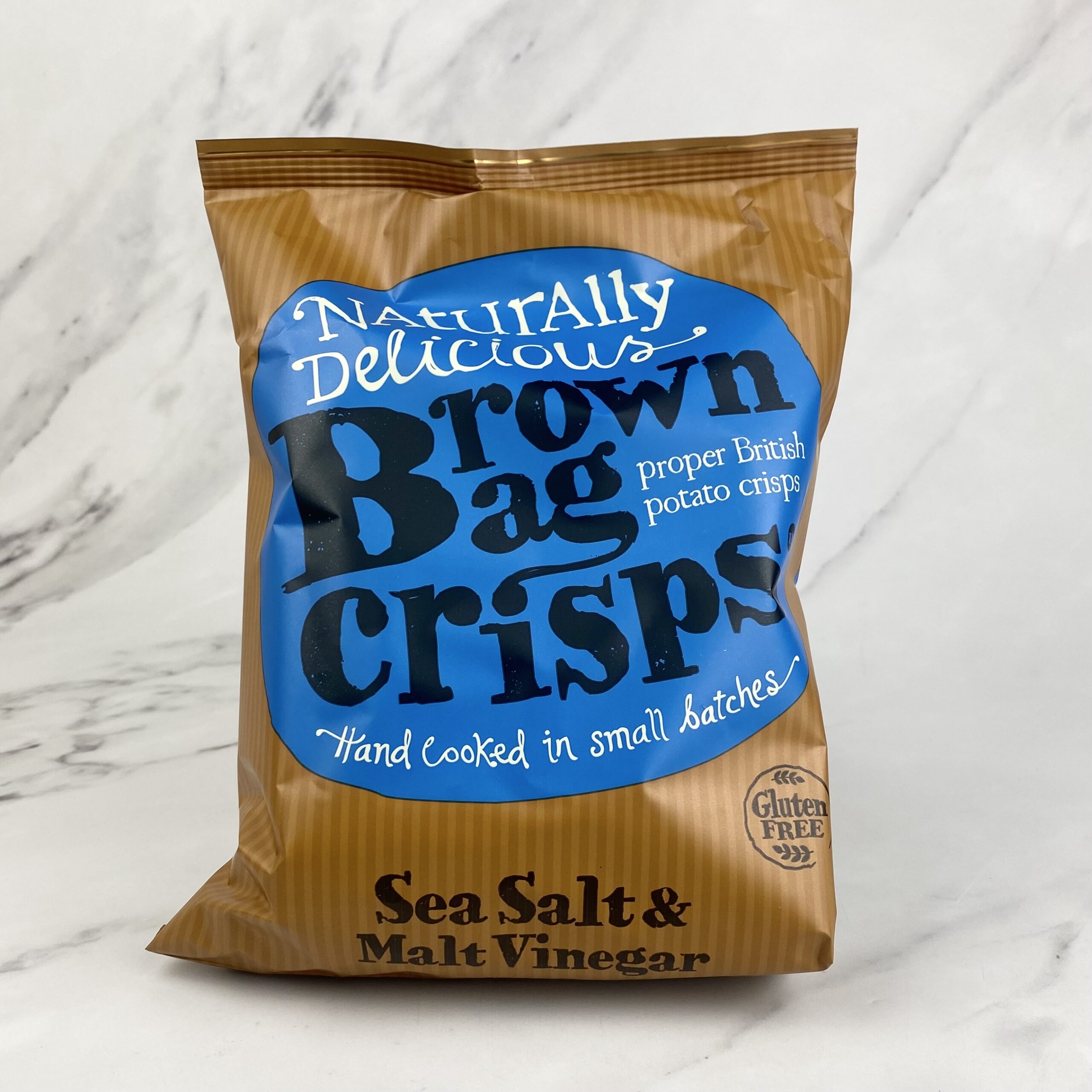 Brown Bag Salt & Vinegar Crisps – 10 x 150g