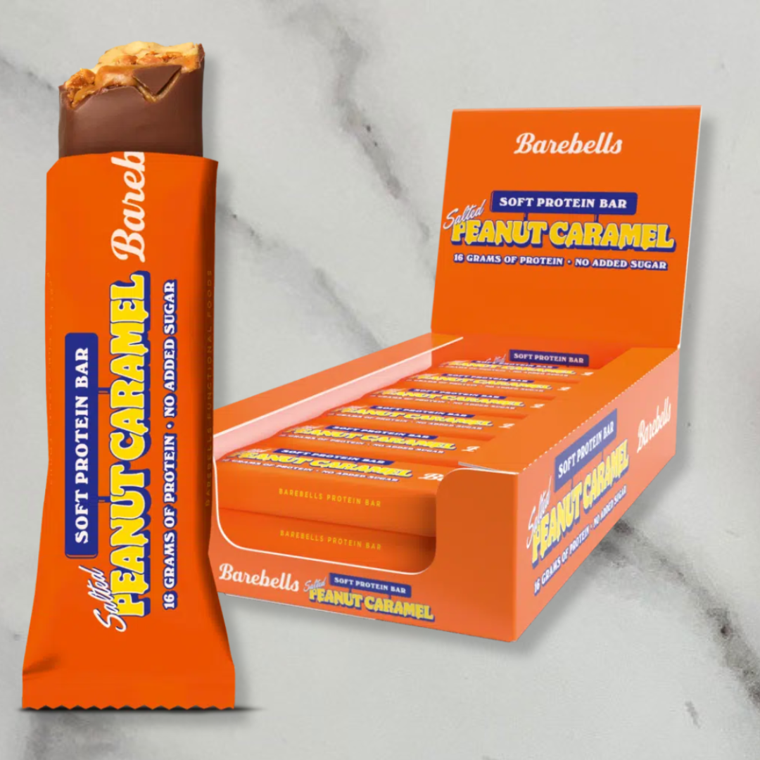 Barebells Salted Peanut Caramel Protein Bar – 12 x 55g