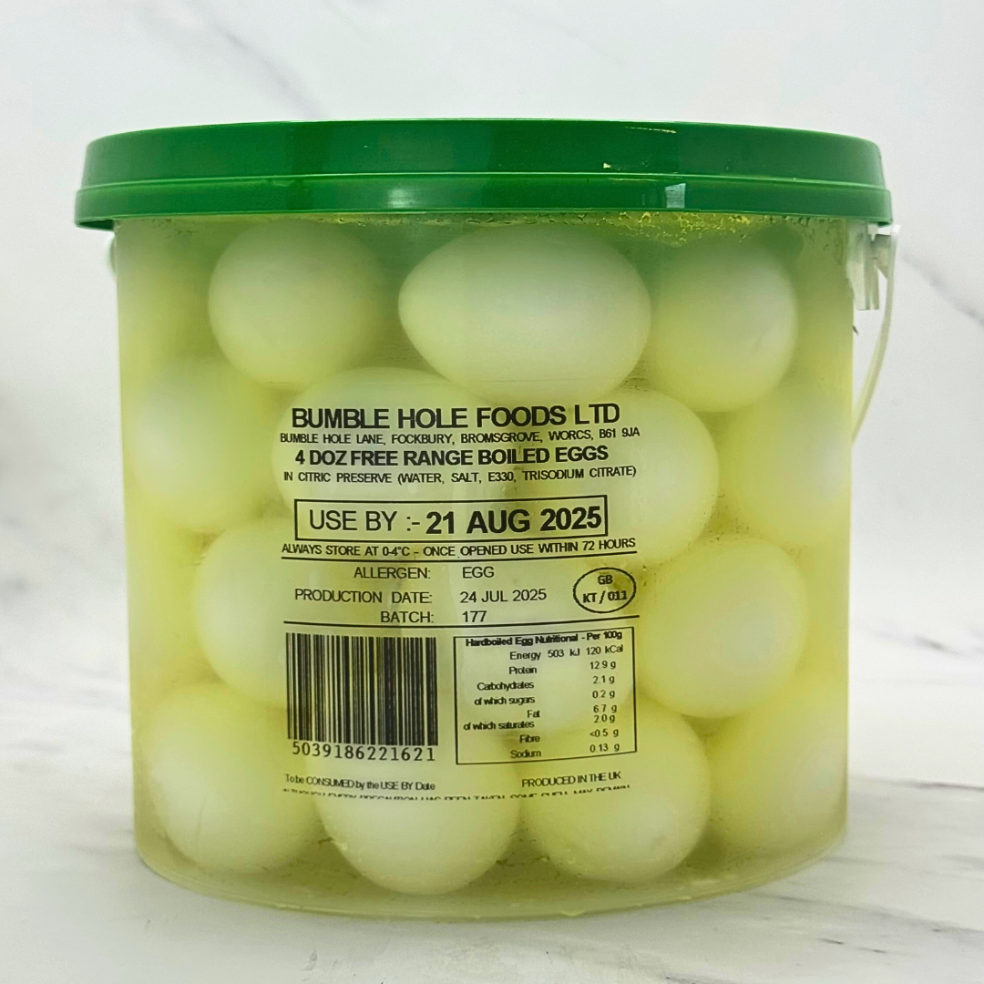 Boiled Free-Range Eggs – 2kg