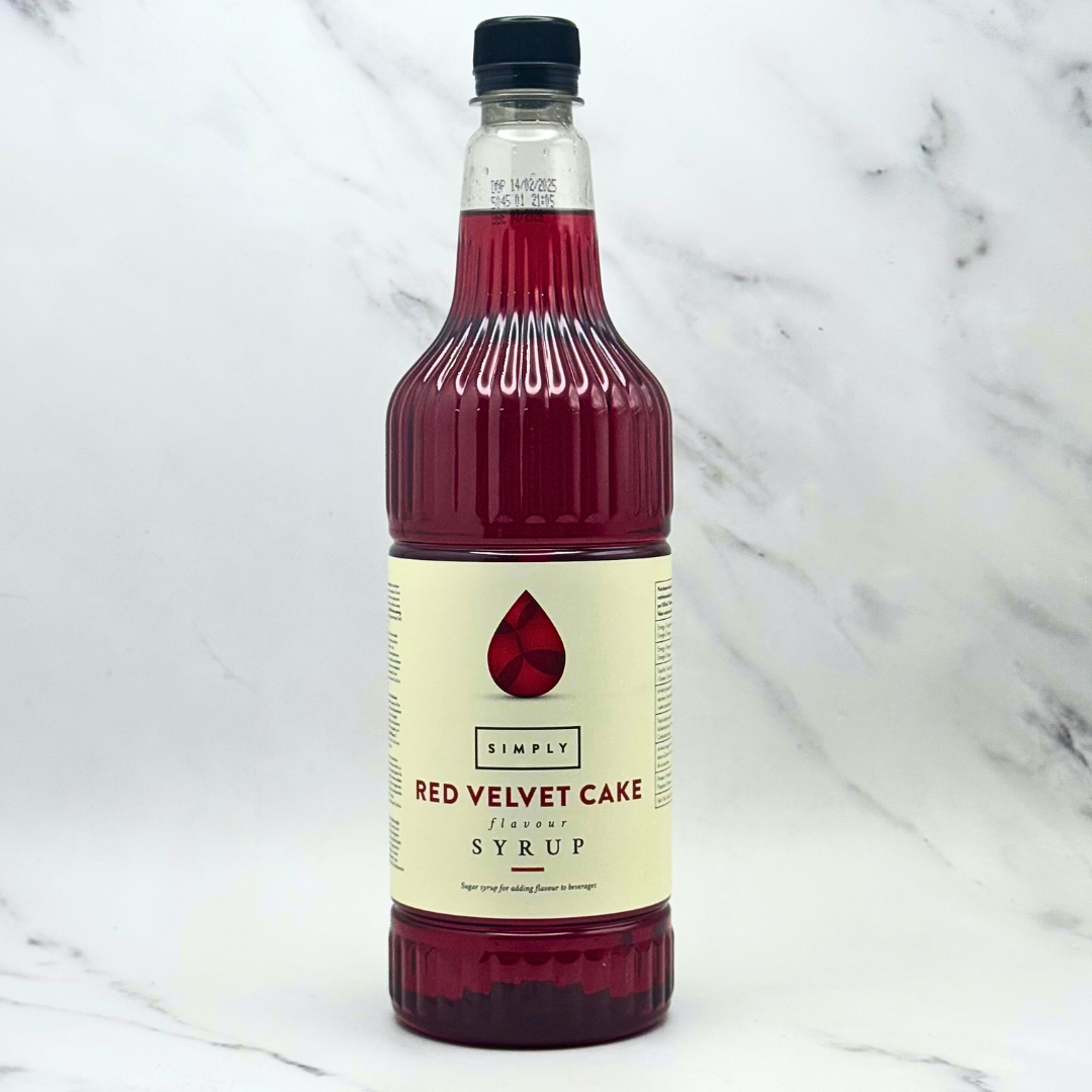Simply Red Velvet Cupcake Syrup – 1ltr