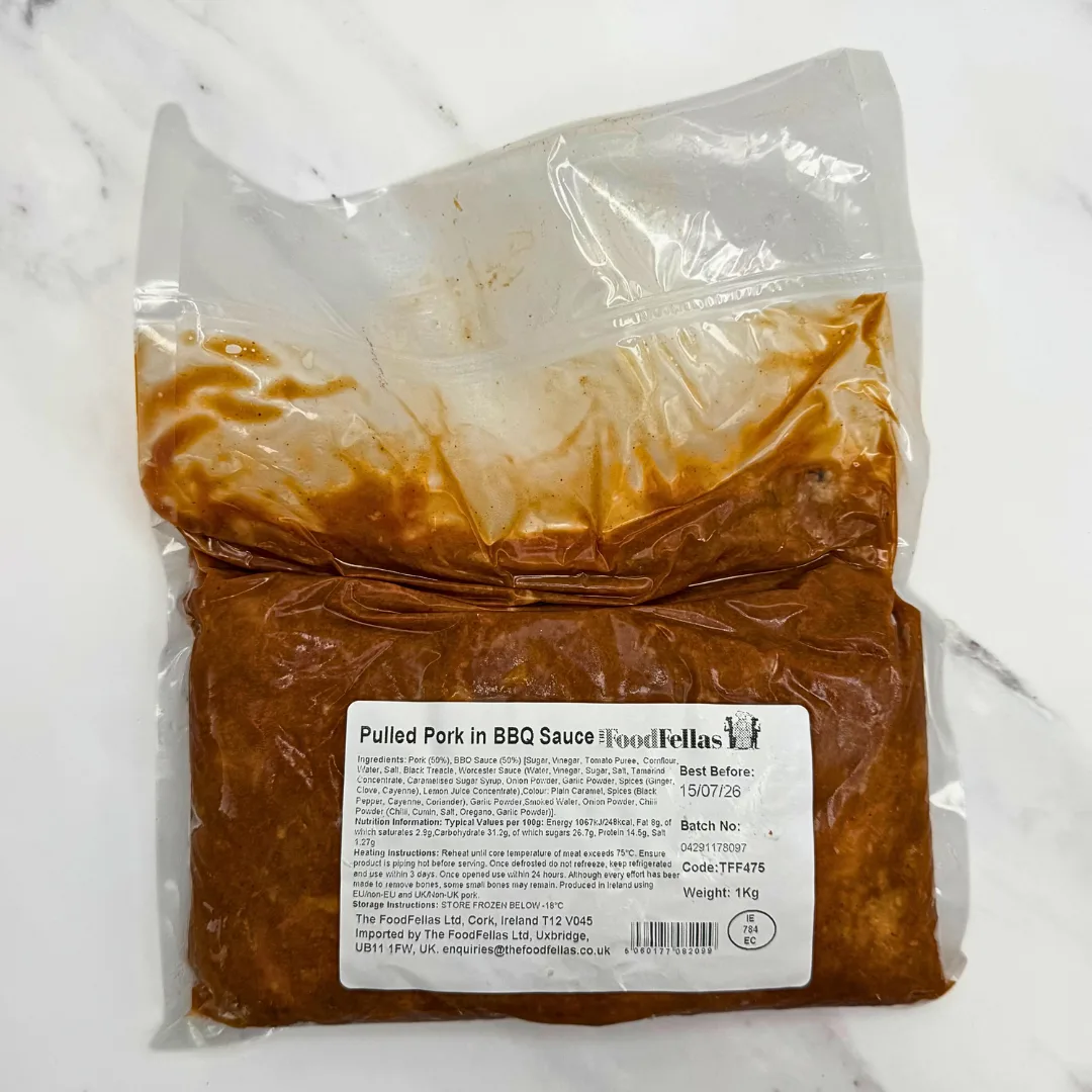 Pulled Pork in BBQ Sauce (Frozen) – 1kg
