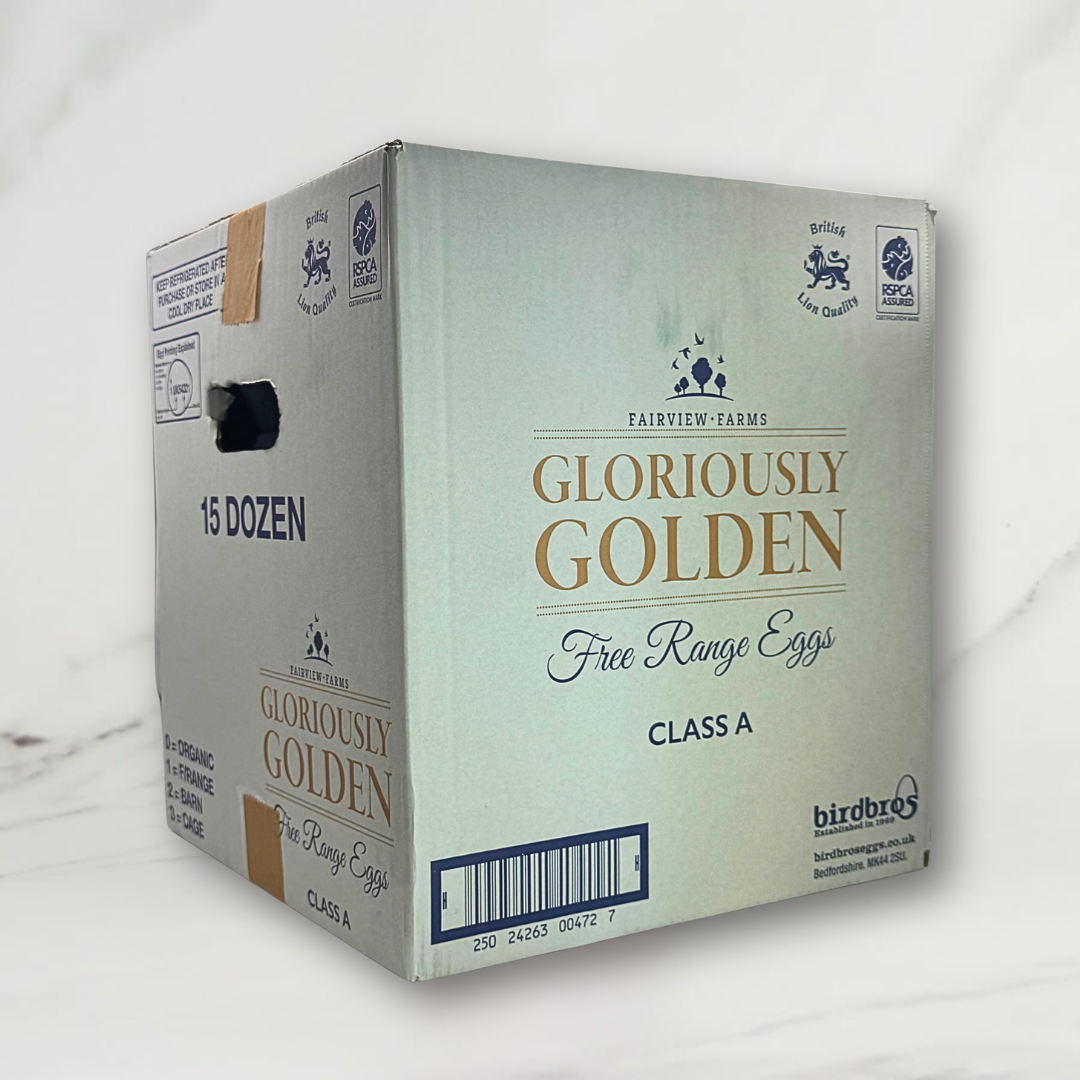 Golden Yolk Medium Free Range Eggs – 15doz