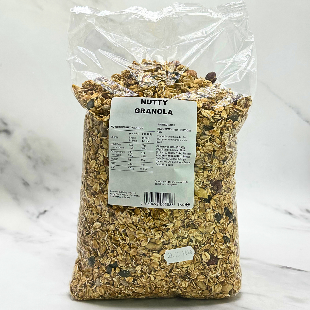 Nutty Gluten Free Granola – 1kg