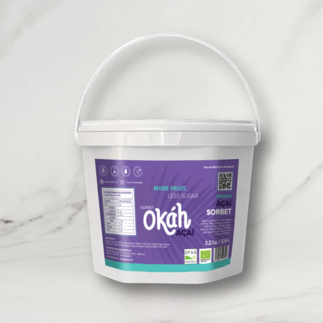 Okah Acai Berry Sorbet (frozen) – 3.2kg