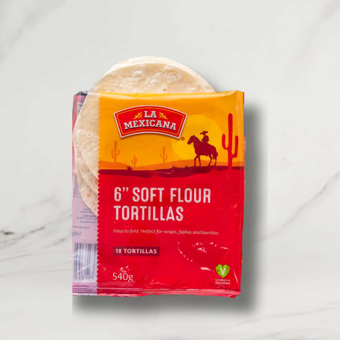 La Mex Tortilla Wraps – 6 (18x15cm)