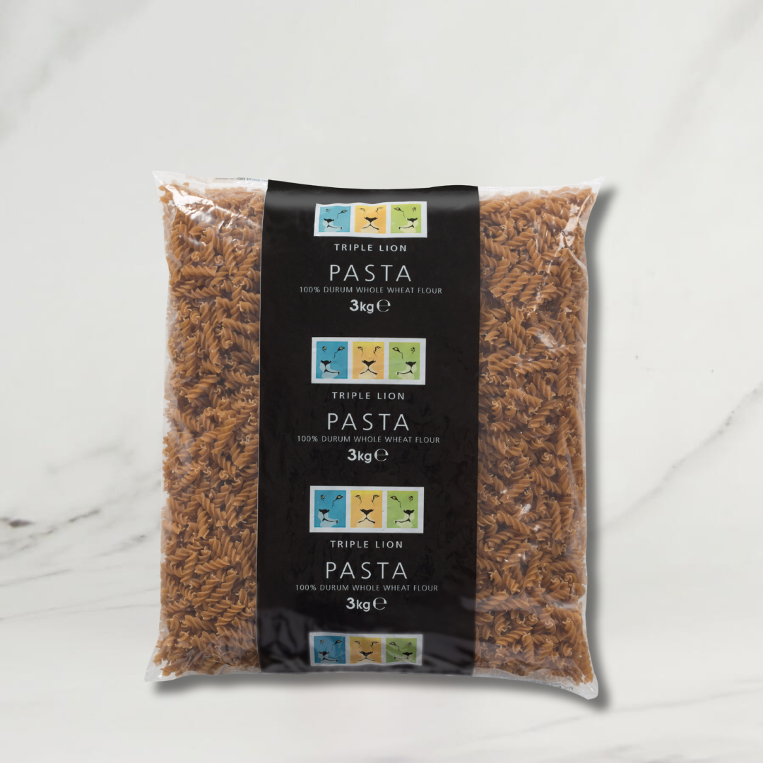 Wholewheat Fusilli Pasta – 4 x 3kg