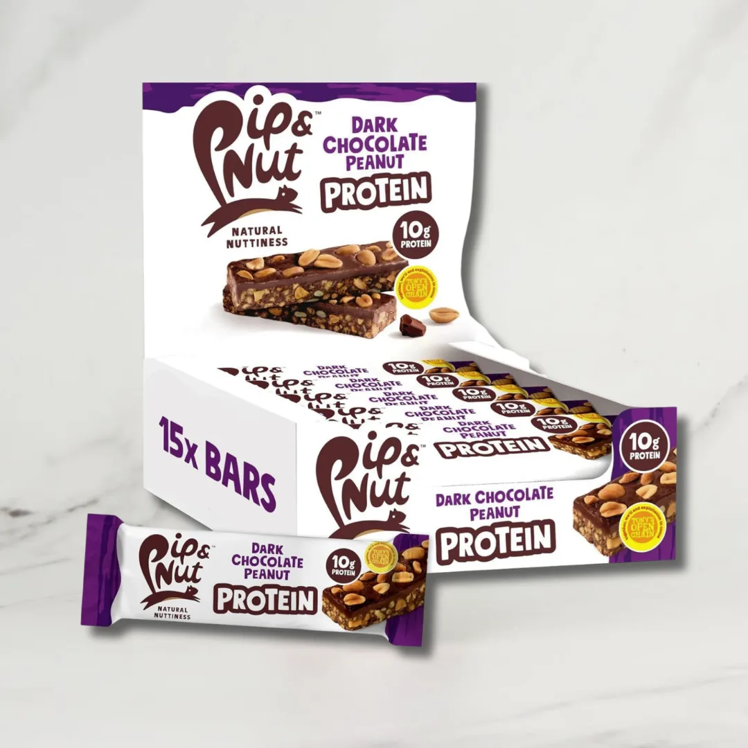 Dark Chocolate and Peanut Pip & Nut Protein Bar – (15x46g)