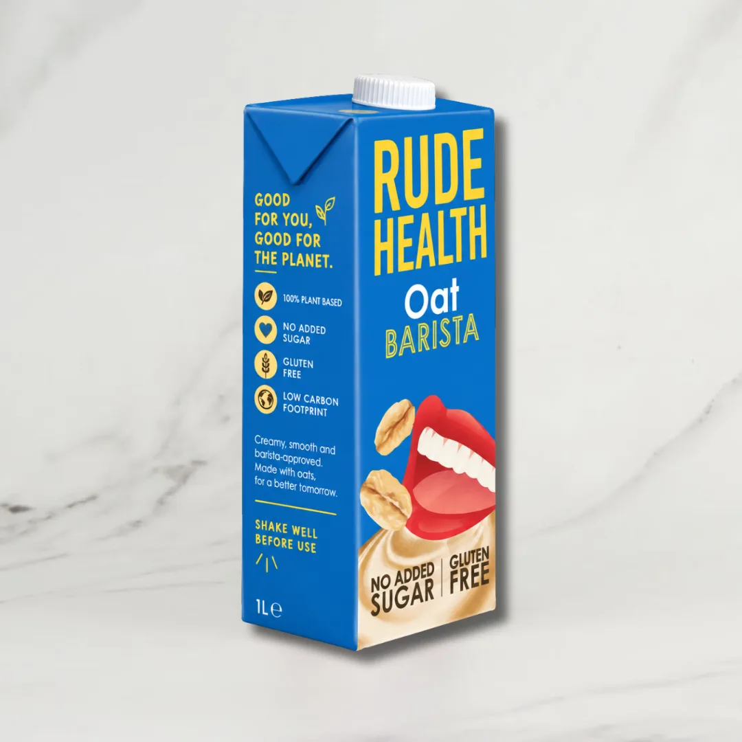 Rude Health Oat Barista Milk – 6x1ltr